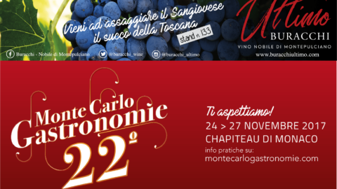 Il vino Nobile di Montepulciano Buracchi a Monte Carlo Gastronomie nel Principato di Monaco