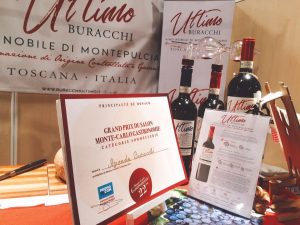 Il Premio per la Sommellerie che la nostra Azienda Agricola Buracchi si è aggiudicata a Monte Carlo Gastronomie